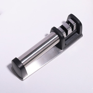 Accessoires de cuisine Nouveau produit Aiguiseur de couteaux professionnel à 2 étapes en acier tungstène avec manche en acier inoxydable - Product Image 4
