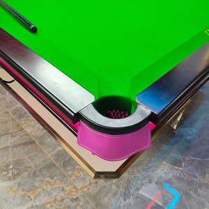 Table de <span class=keywords><strong>billard</strong></span> de compétition de style américain en cuir de haute qualité, 9 boules, 9 pieds, marbre, snooker, <span class=keywords><strong>billard</strong></span>, <span class=keywords><strong>8</strong></span> pieds pour un usage domestique - Product Image 4