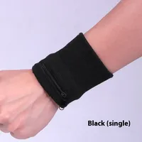 Pelindung Pergelangan Tangan Rajut Elastane Otentik untuk Olahraga Lari dan Basket, Menyerap Keringat, Dapat Digunakan untuk Mengelap, Tanpa Kantong