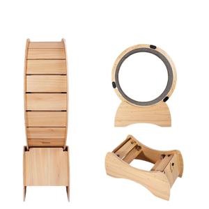 Support de jouet pour <span class=keywords><strong>chat</strong></span> en bois moderne roue de course silencieuse planche de fitness exercice cadre d'escalade pour animaux de compagnie tapis roulant-dégagement arbres <span class=keywords><strong>à</strong></span> <span class=keywords><strong>chat</strong></span> grattoir - Product Image 6