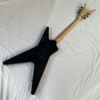 Red Lighting Dimebag Black Wash.bu.n Maple Neck Custom Electric Guitar 6 Steel Strings Fast Ship in Stock