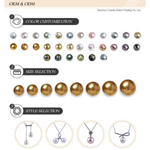 Premium parelketting barokke zoetwaterparel bloemhanger ketting luxe feest cadeau juweel parelketting - Product Image 5