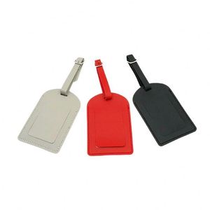 Etiqueta de equipaje de cuero PU |   Regalo Promocional de Viaje con Logotipo Personalizado - Product Image 5