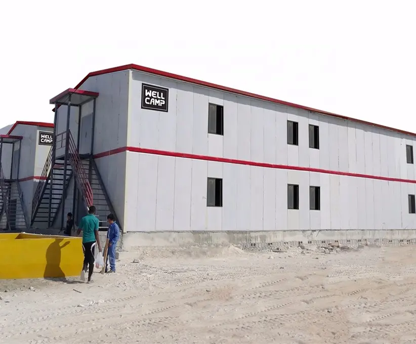 Bangunan Konstruksi Rumah Prefab T untuk Dijual Perusahaan Rumah Tenaga Kerja Pabrikan