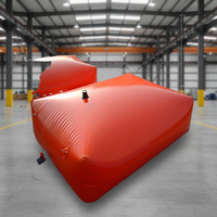 Réservoir souple gonflable pliable en PVC durable pour carburant/eau, capacité 1000L-3000L, pour projets extérieurs