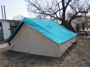 <span class=keywords><strong>Tente</strong></span> de glamping Double Fly Canvas Patrol <span class=keywords><strong>Tente</strong></span> de salon professionnel de 6m avec maille de 3m et tissu Oxford de 4m d'été pour les activités de plein air - Product Image 5