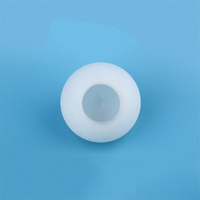Lustre moderne en verre à LED blanc givré personnalisé avec abat-jour boule globe transparent Design rustique de l'usine Guangdong