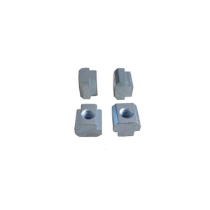 Écrou à vis réglable de <span class=keywords><strong>50</strong></span> <span class=keywords><strong>mm</strong></span> de longueur, finition zinguée, type écrou hexagonal, filetage M3 pour acier au carbone, acier inoxydable, laiton galvanisé - Product Image 1