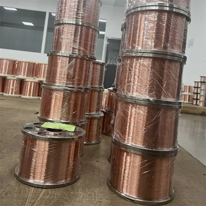 Acero revestido de alambre de tierra sólido 42awg 500g Alambre desnudo eléctrico de cobre esmaltado Precio por kg - Product Image 6