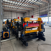Machine de formage de tôles ondulées pour silo à céréales avec transmission par boîte de vitesses, équipement de formage de tôles d'acier ondulées à grande vitesse pour silo de stockage