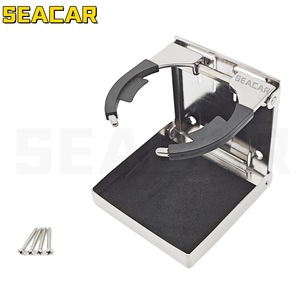 Porte-gobelet pliable en acier inoxydable Seacar 304, multifonctionnel, pour voiture et bateau - Product Image 5