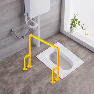 Squat Toilet Grab Bars Stainless Steel Anti-Slip <b>Wall</b> <b>Mounted</b> For Elderly Children Disabled Bathroom Safety Support - Product Image 4