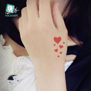 Autocollants de <span class=keywords><strong>tatouage</strong></span> temporaire imperméables, autocollants en forme de cœur pour la Saint-Valentin, autocollants décoratifs pour enfants, femmes et hommes - Product Image 4