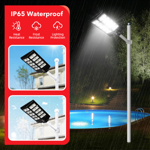 Lampu Jalan daya surya Led terintegrasi semua dalam satu 600w 800w 1000w luar ruangan Ip65 tahan air harga grosir