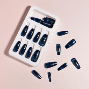 <span class=keywords><strong>Manucure</strong></span> pour femmes, nouvelle tendance, best-seller, magnifique, fille sexy, <span class=keywords><strong>bleu</strong></span> <span class=keywords><strong>marine</strong></span>, dessin animé, couverture complète, PMMA, longue forme en T, à presser - Product Image 4