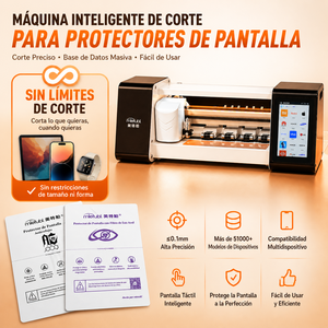 Máquina cortadora de protectores de <span class=keywords><strong>pantalla</strong></span> de hidrogel Mietubl 180T | Plotter cortador de película TPU de 16 pulgadas - Product Image 1