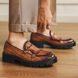 Zapatos de Vestir Clásicos de Alta Calidad para Hombre, Ligeros, Impermeables, para Otoño, para Ocasiones Formales, Bodas, Mocasines - Product Image 1