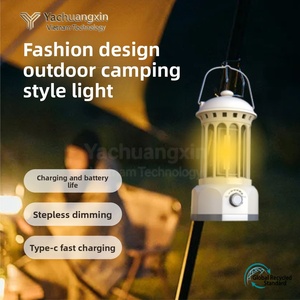 Rechargeable COB <b>Camping</b> <b>Lantern</b> Retro Style Portable <b>LED</b> Emergency Light for Outdoor & Yard ABS Body Free Sample - Product Image 4