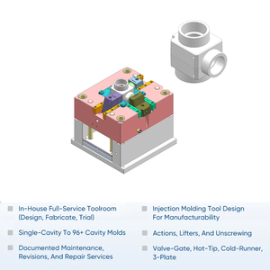 Plastic Matrijsaanpassing Professioneel Ontwerp Metalen Matrijsonderdelen Fabrieksverwerking Strikte Inspectie - Product Image 6