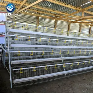 500 Layers Battery Cage Stacking Mesh Wire Door Poultry Run Fowl Cage poultry farm equipment