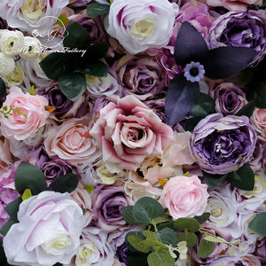 Kit de support de toile de fond mural à fleurs-Panneau de fleurs artificielles portable avec étui de transport pour décorations de fête de mariage - Product Image 5