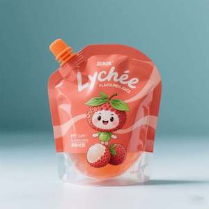 Emballage recyclable de jus/bière liquide personnalisable 10ML-150ML pochettes à bec en plastique gravure impression sac étanche multi-taille - Product Image 4