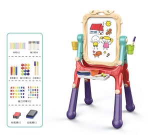 HW jouets gribouillage jouet Double face planche à <span class=keywords><strong>dessin</strong></span> magnétique enfants éducation peinture écriture <span class=keywords><strong>chevalet</strong></span> pour enfants - Product Image 2