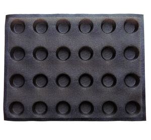 Molde para Hornear de Silicona Platino de 24 Cavidades, Resistente a Altas Temperaturas, Herramientas de Fibra de Vidrio Transpirables para Repostería - Product Image 4