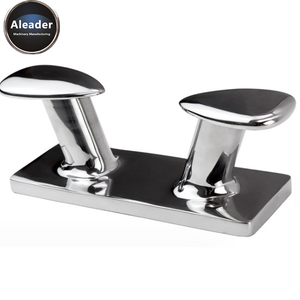 Aleaser yüksek görev yat aksesuarları tekne palamar Cleat hassas döküm paslanmaz çelik 316 boynuz baba - Product Image 1