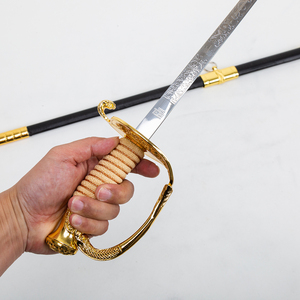 <span class=keywords><strong>Sabre</strong></span> de cérémonie de garde d'honneur européen en or, lame gravée, avec fourreau, collection, cadeau et vente en gros - Product Image 5