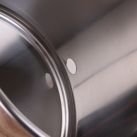 Cuve de Fermentation Personnalisée en Acier Inoxydable avec Vanne, Thermomètre et Marquage de Volume