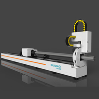 Máquina de Corte por Láser de Fibra Profesional SuDiao 1000W/1500W/2000W, Corte de Tubos, Punzonado CNC, Automática de 3 Ejes