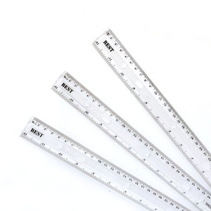 Regla Transparente de Plástico de 30 cm Promocional para Material Escolar y de Oficina - Product Image 6