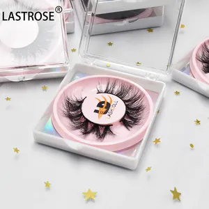 Fluffy 3d 15-25mm Vegan Mink Lashes 25mm Full Strip Faux Mink Eyelashes Wholesale Vendor