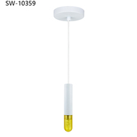 Luminaire suspendu moderne pour cuisine et chambre, mini plafonnier blanc personnalisable pour îlot de cuisine, salles à manger, bars, et espaces de vie