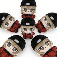 ASTM CE Handmade 10cm Kpop Puppe bedruckte Kleidung Mini Plüschtiere Charakter Derivat Anime Cotton Doll Custom