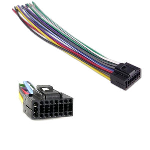 一部のケンウッド16ピンラジオ用のカーステレオラジオ交換用ワイヤーハーネスプラグ - Product Image 1