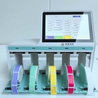 Printer Label Termal Medis Portabel Multi-saluran untuk Penggunaan Rumah Sakit, Label Jarum Suntik Obat Anestesi, Tanggal Kedaluwarsa Obat