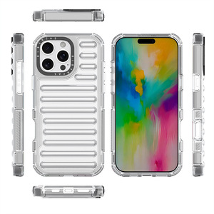 Funda de teléfono móvil anticaída cápsula transparente para iPhone 16 15 14 13 - Product Image 1