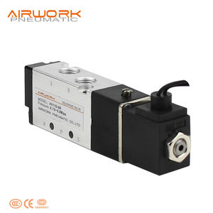 Válvula Solenoide de Control Eléctrico de 5/2 Vías 4V210-08, Precio de Fábrica, Gas OEM, DC24V AC220V - Product Image 6