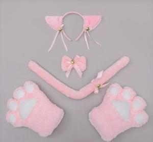 Adorable Cute Warm <b>Cat</b> Paw Gloves Soft <b>Plush</b> Performance Props Filled with PP Cotton Daily Use Best Seller - Product Image 1