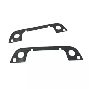 Juego de juntas de sellado de goma para manijas de puertas, 4 piezas, EPDM, para puertas delanteras y traseras de automóviles - Product Image 4