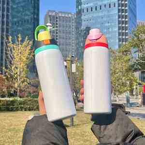 32oz Double Wall Stainless Steel Sports <b>Water</b> <b>Bottle</b> <b>for</b> <b>Adults</b> High Quality Leak-Proof <b>Straw</b> <b>with</b> Thermal Insulation - Product Image 3