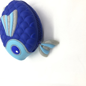 محفظة نقود من الجلد مع سحاب من مادة مطاطية ناعمة للأطفال والطلاب - Product Image 4