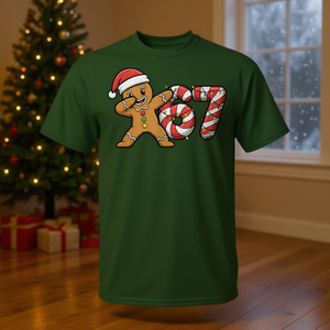 T-shirt Dabbing Gingerbread Christmas 67 Meme dal design divertente per le vacanze - Product Image 4