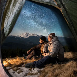 Bottes d'hiver ultralégères en duvet de canard pour intérieur/extérieur avec semelle souple et chaussettes en duvet - Product Image 4