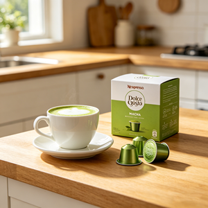 Private Label Matcha Pods, <b>Empty</b> K-Cup Capsules Filled with Ceremonial Grade Matcha, Reusable Eco-Friendly <b>for</b> B2B Wholesale - Product Image 1