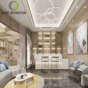 Wig Display Modern Beauty Salon Furniture Store Display Showcase Glass Display Cabinet With Lock Salon - Product Image 2