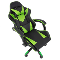Chaise de jeu avec support lombaire haut-parleur LED de haute qualité prêt à expédier