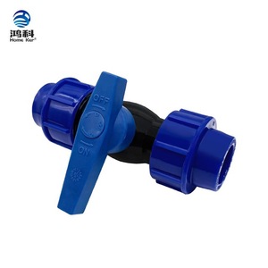 Robinet à bille en plastique bleu, norme nationale, raccord à manchon, contrôle du débit pour robinets d'irrigation - Product Image 4